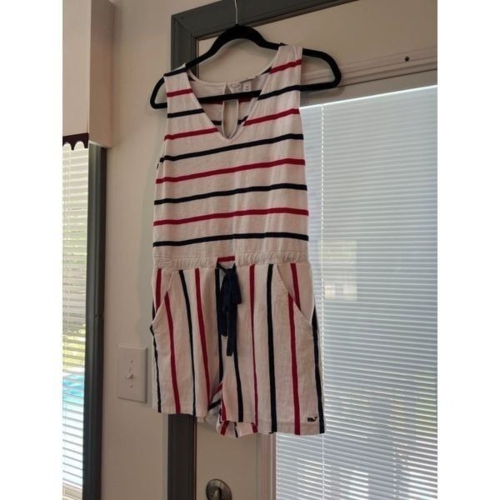 Vineyard Vines Target XS 100% Cotton Red,‎ White and Blue One- Piece romper